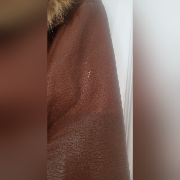 Faux Leather and Fur Jacket - Picture 6 of 6